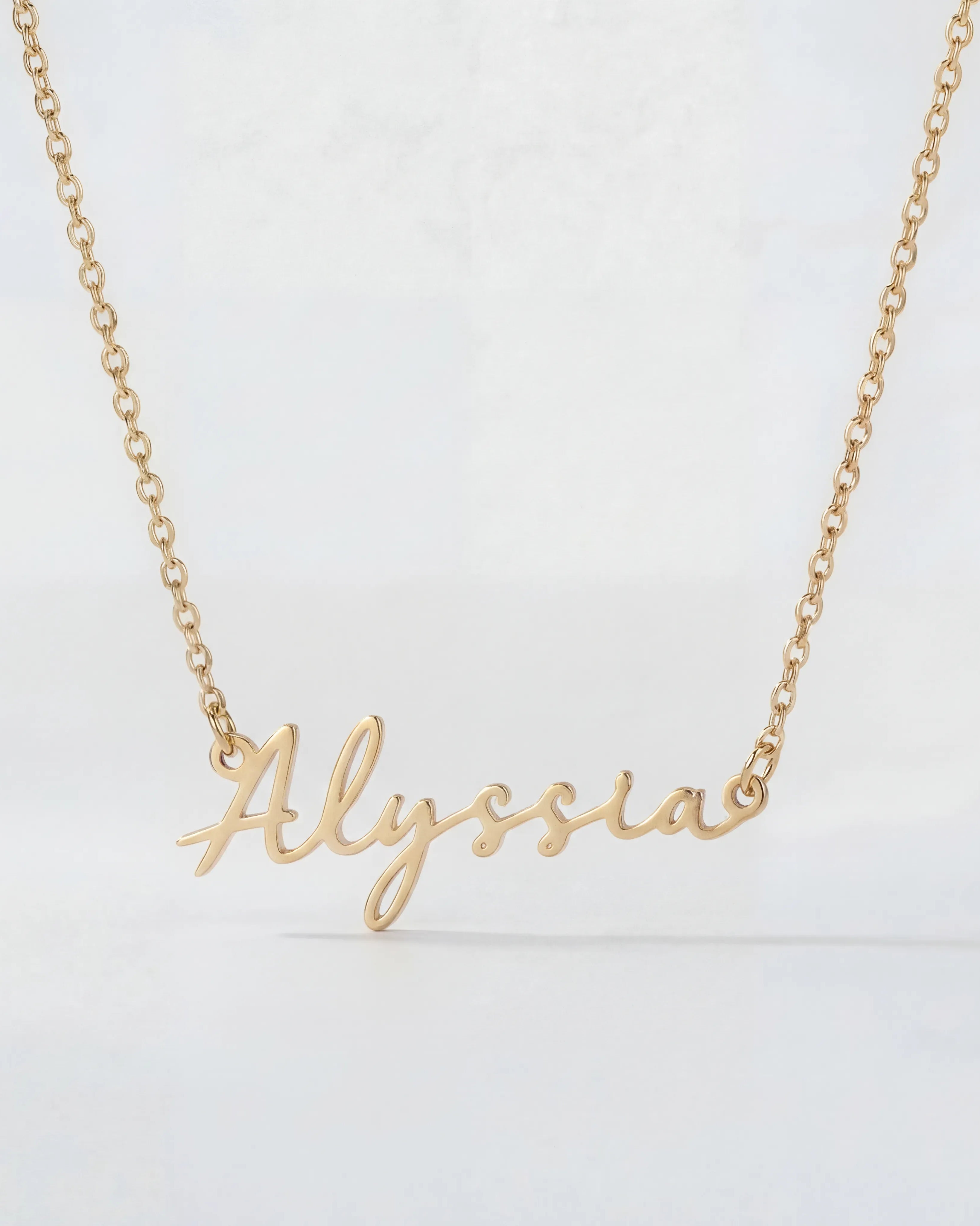 Necklace Alyssia Name Necklace HBD