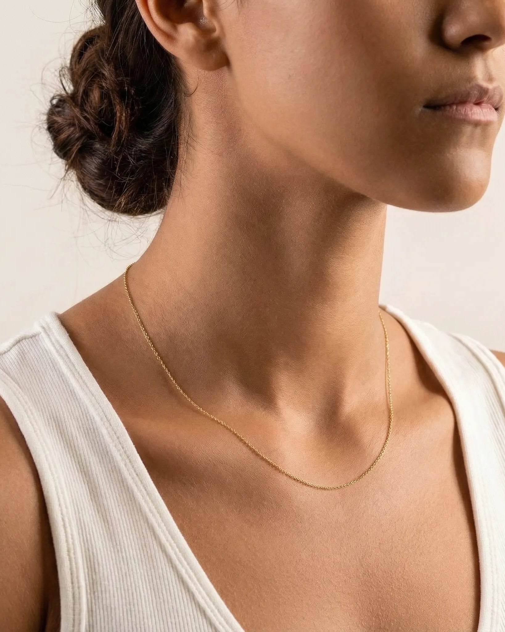 Necklace Anchor Chain HBD Anchor Chain Necklace in 18ct Gold or Sterling Silver – 14" to 20" Sizes