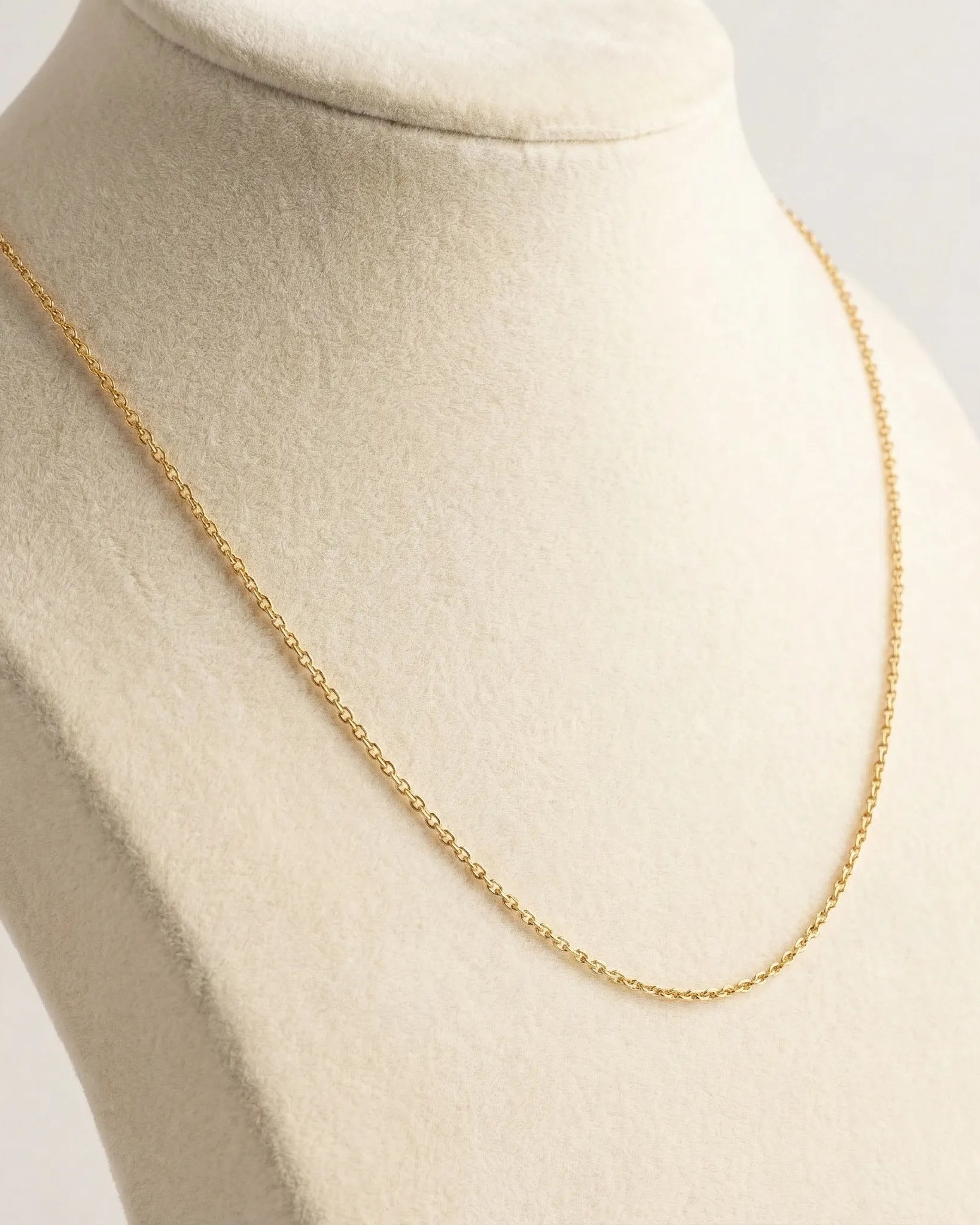 Necklace Anchor Chain HBD Anchor Chain Necklace in 18ct Gold or Sterling Silver – 14" to 20" Sizes