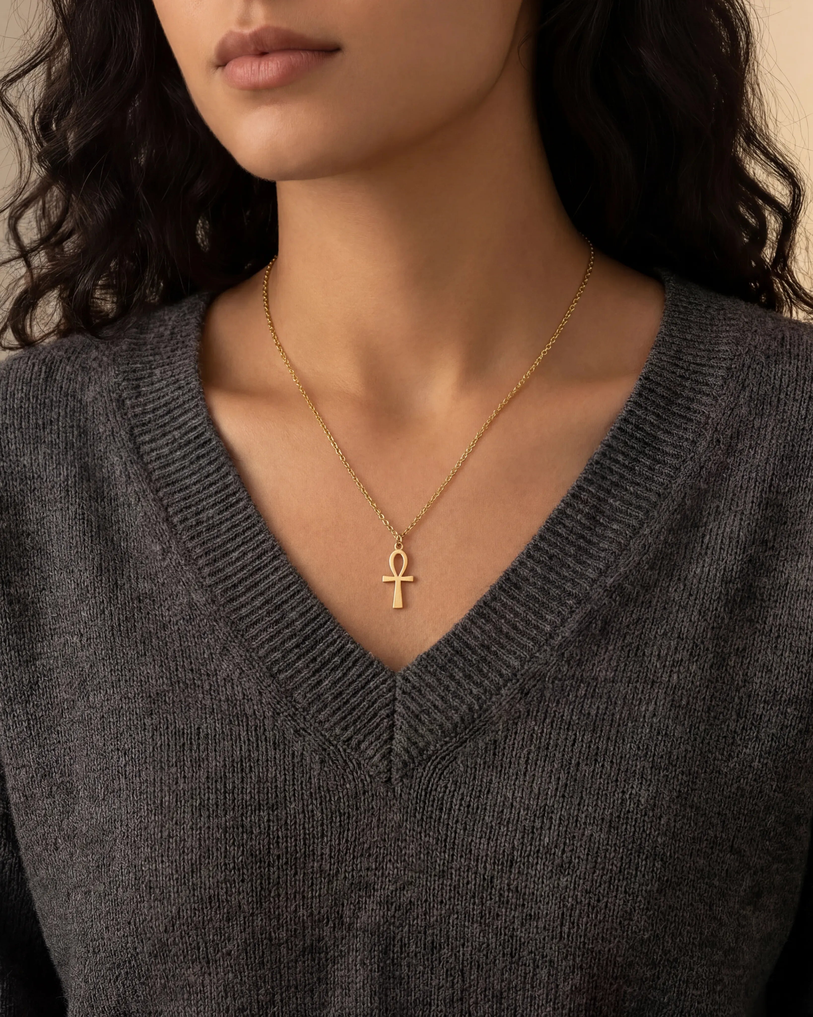 Necklace Ankh Cross Necklace HBD