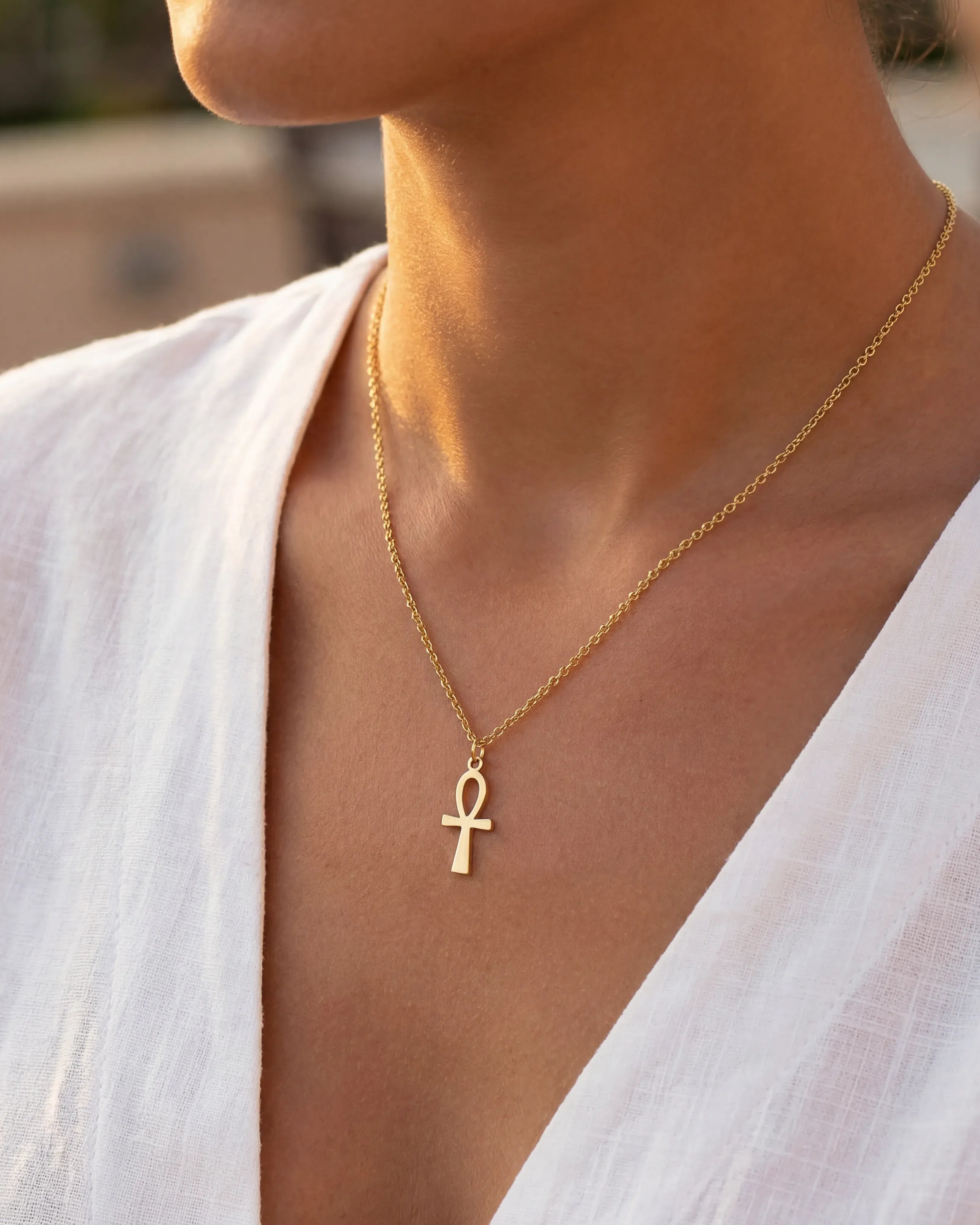 Necklace Ankh Cross Necklace HBD