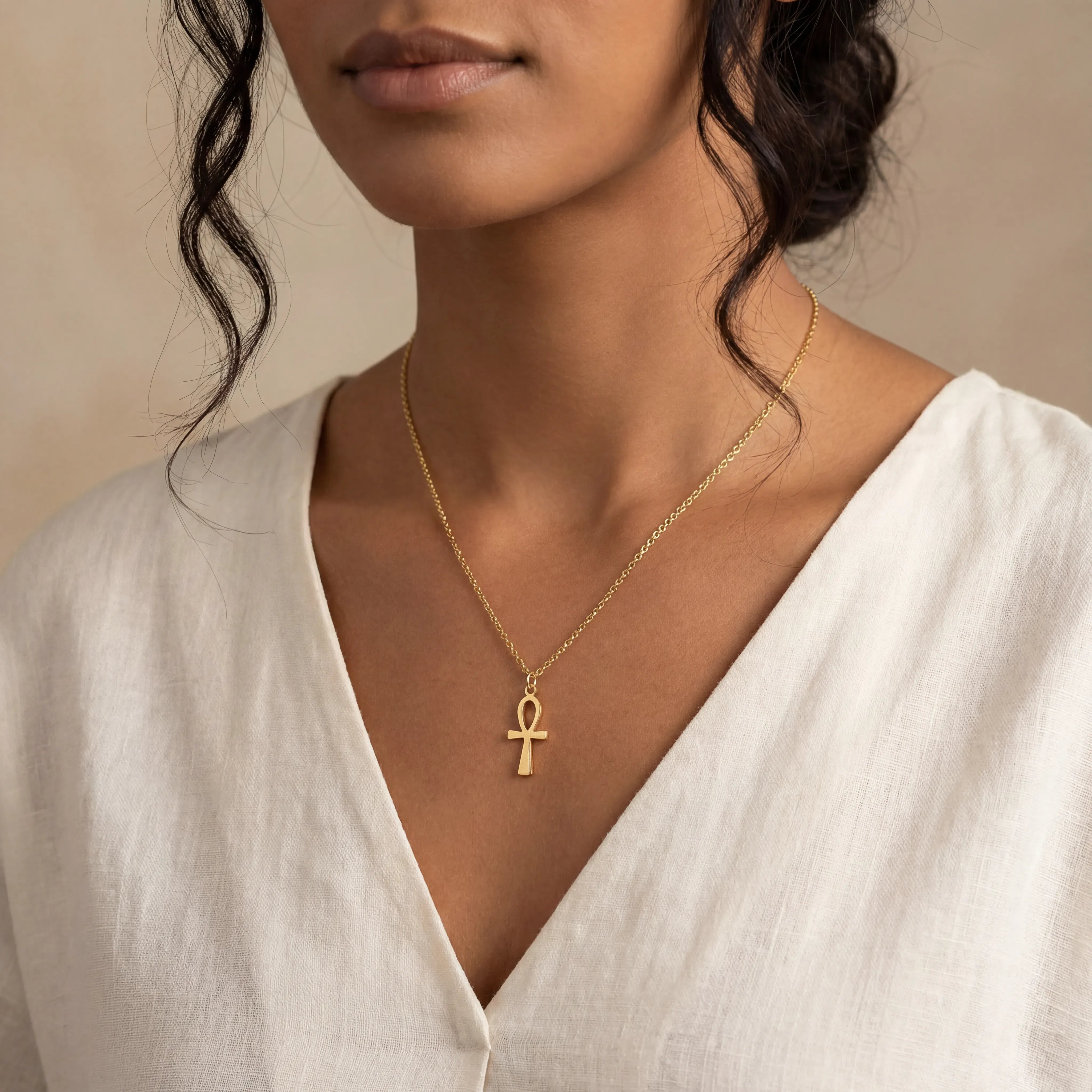 Necklace Ankh Cross Necklace HBD