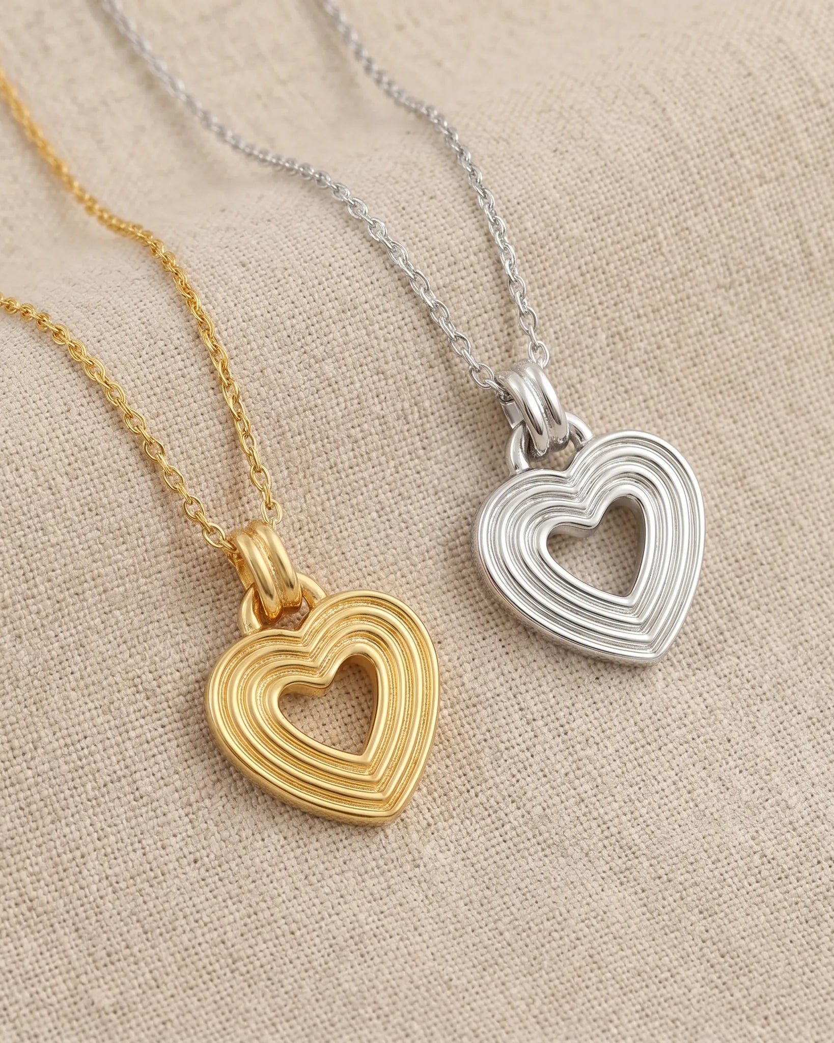 Necklace Cut Out Heart Necklace HBD Cut Out Heart Necklace