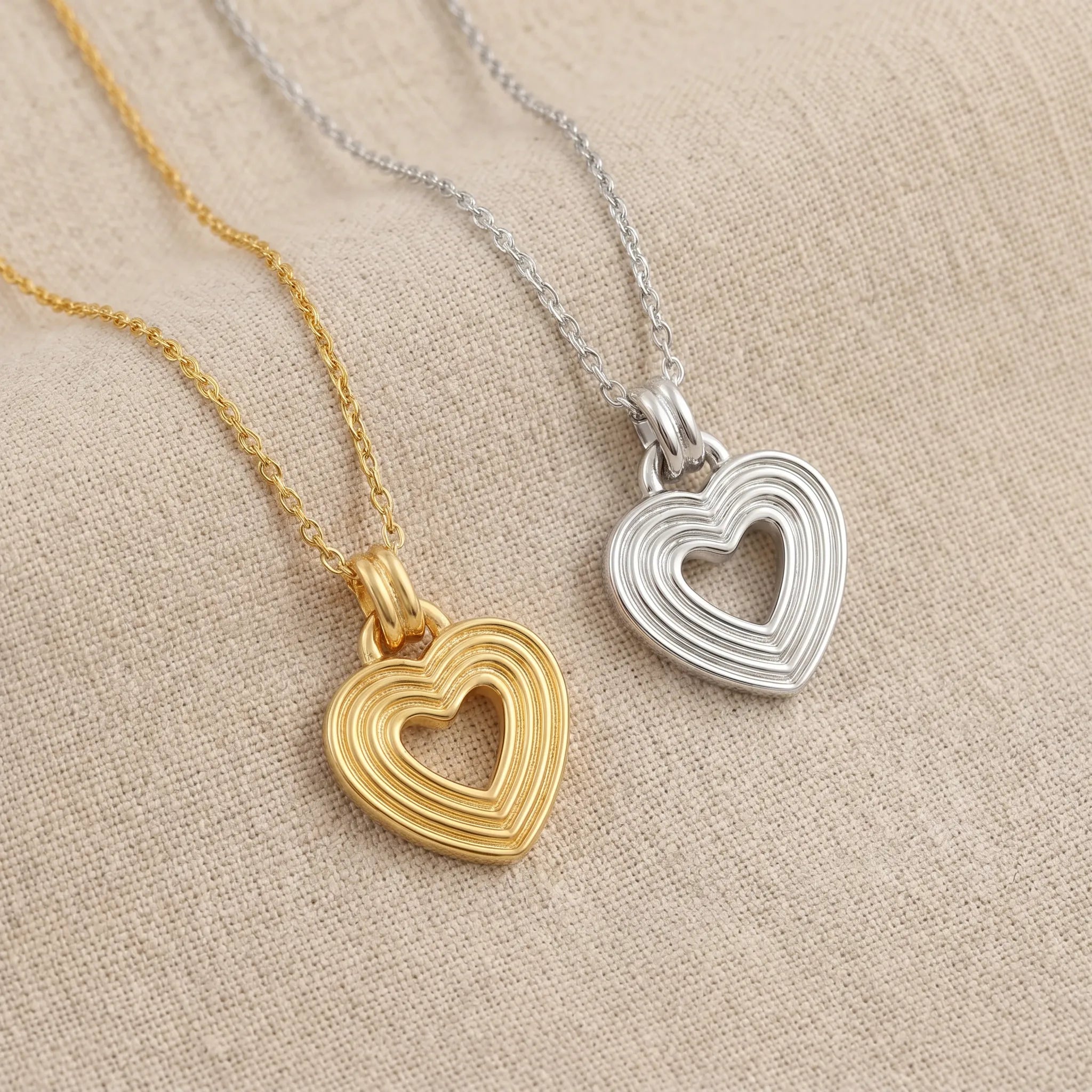 Necklace Cut Out Heart Necklace HBD Cut Out Heart Necklace