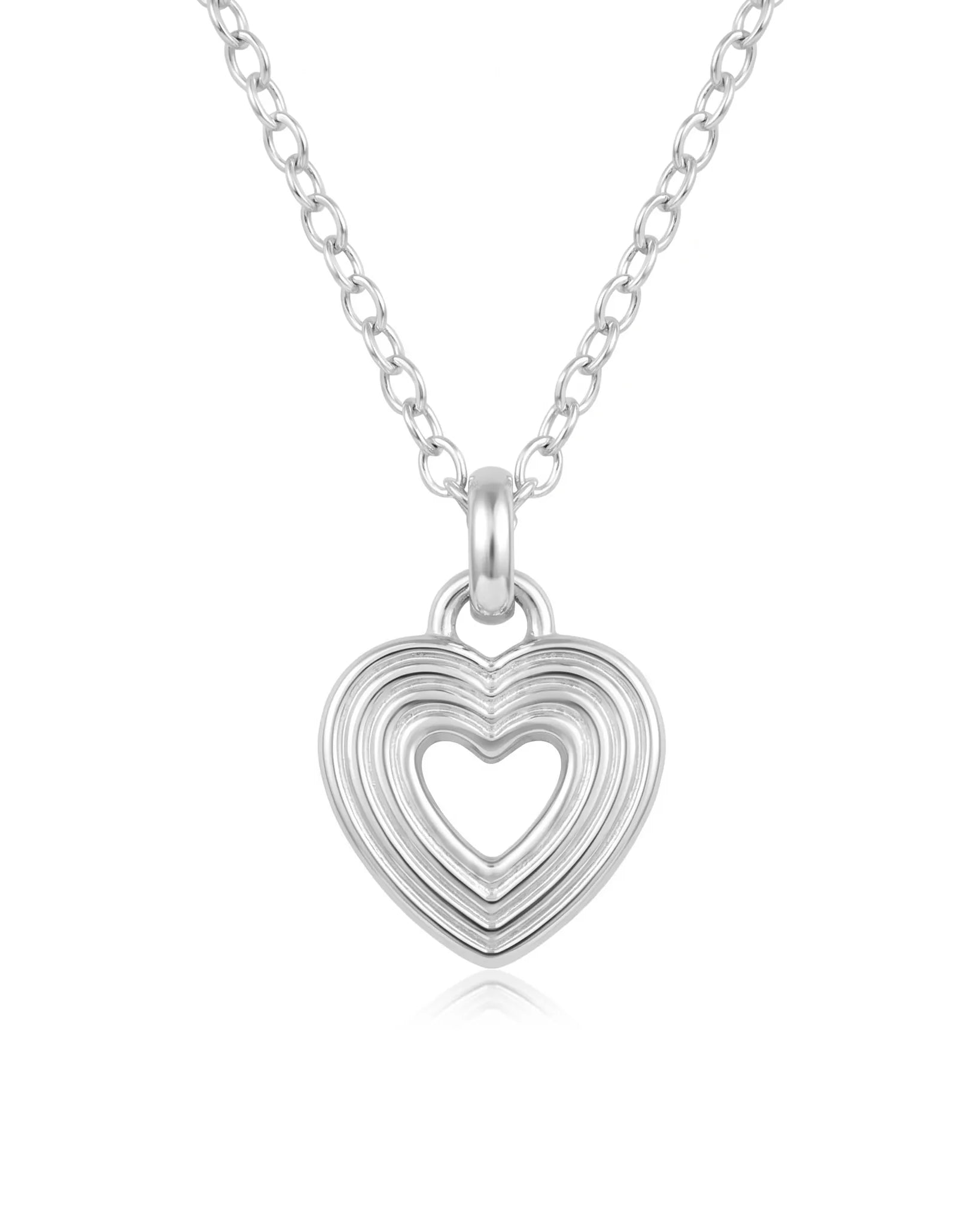 Necklace Cut Out Heart Necklace HBD Cut Out Heart Necklace