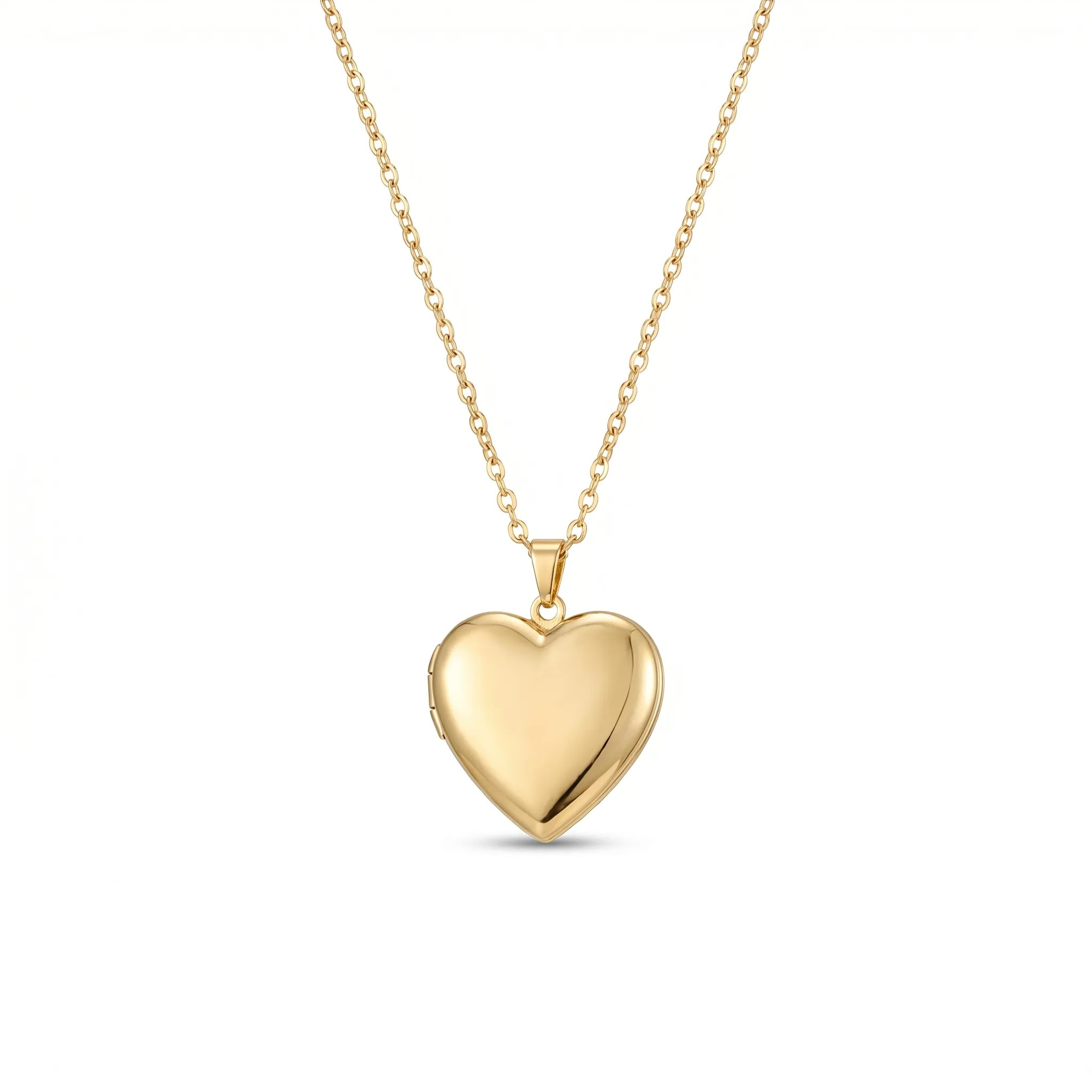 Necklace Heart Locket Necklace HBD Heart Locket Necklace