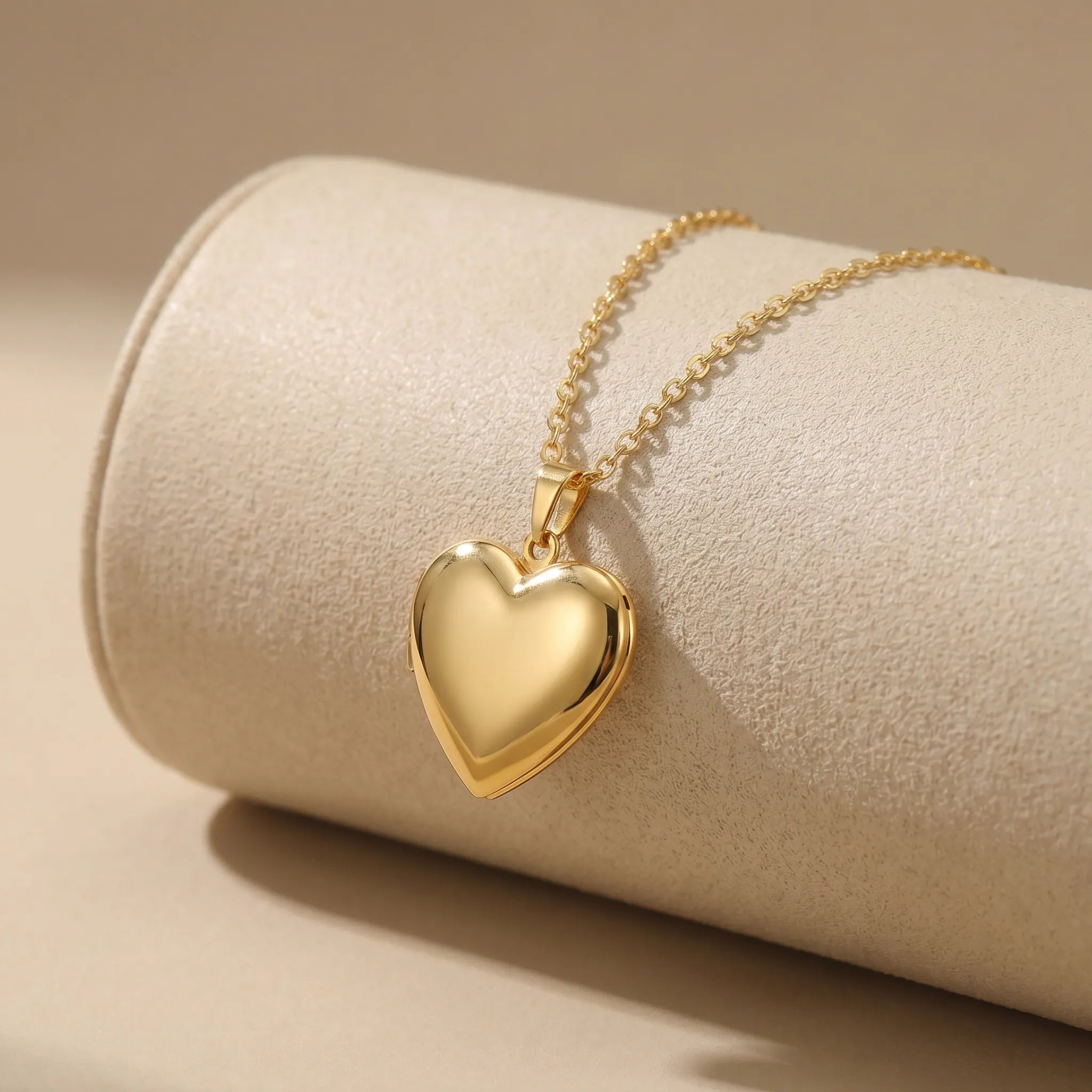 Necklace Heart Locket Necklace HBD Heart Locket Necklace