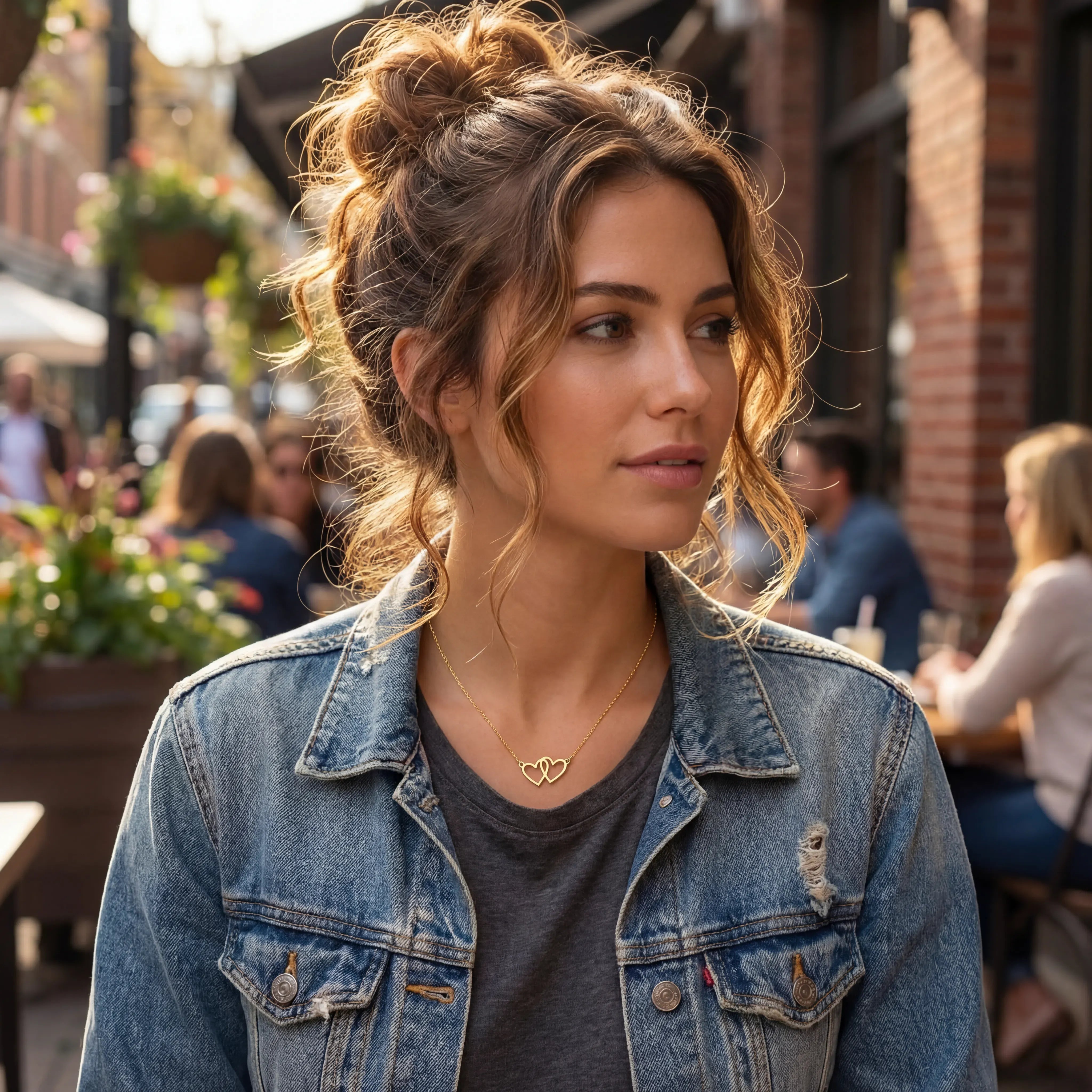 Necklace Infinity Heart Pendant Necklace HBD Infinity Heart Pendant Necklace in 18ct Gold, 24ct Gold Vermeil or Silver