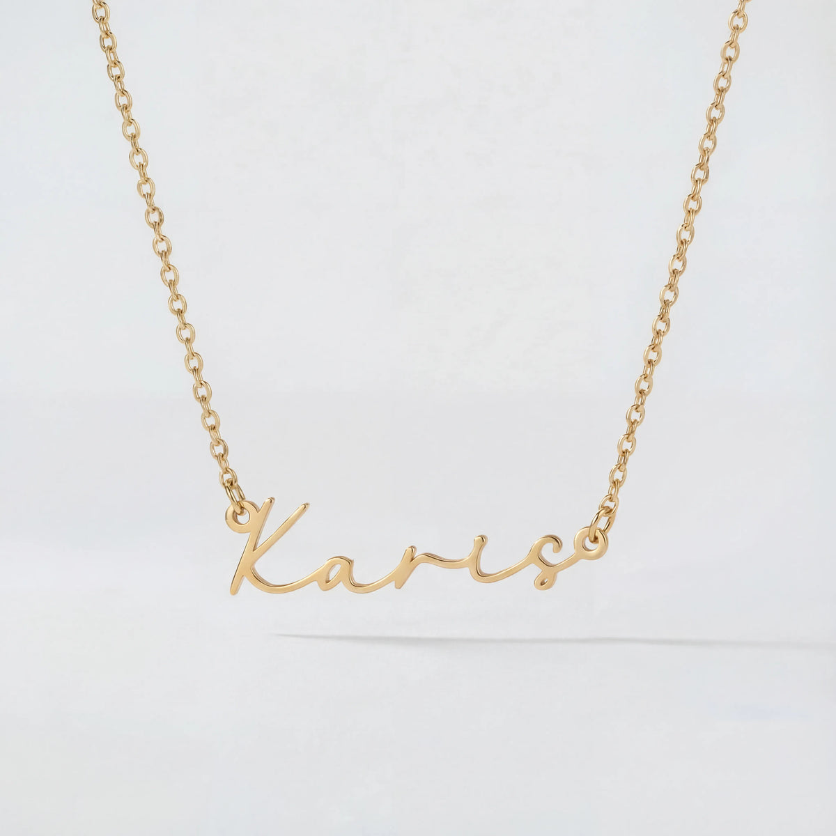 Karis Name Necklace | 18ct Gold, Silver & Vermeil | Ready to Ship