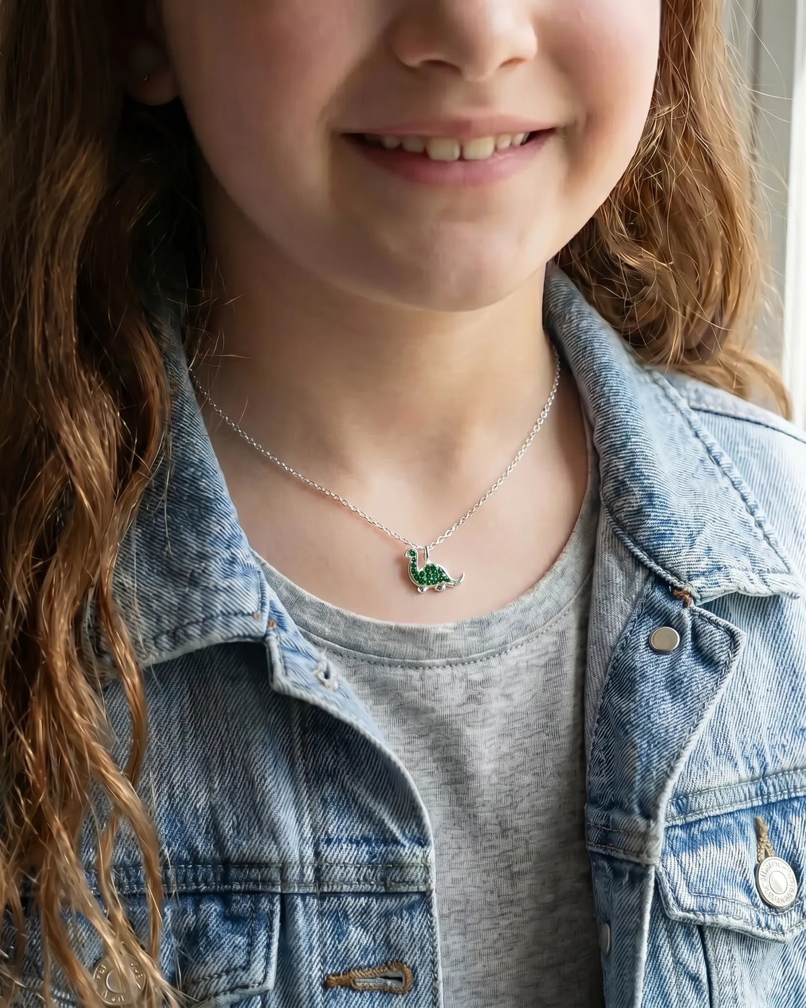 Necklace Kids Dinosaur Necklace HBD Kids Dinosaur Necklace