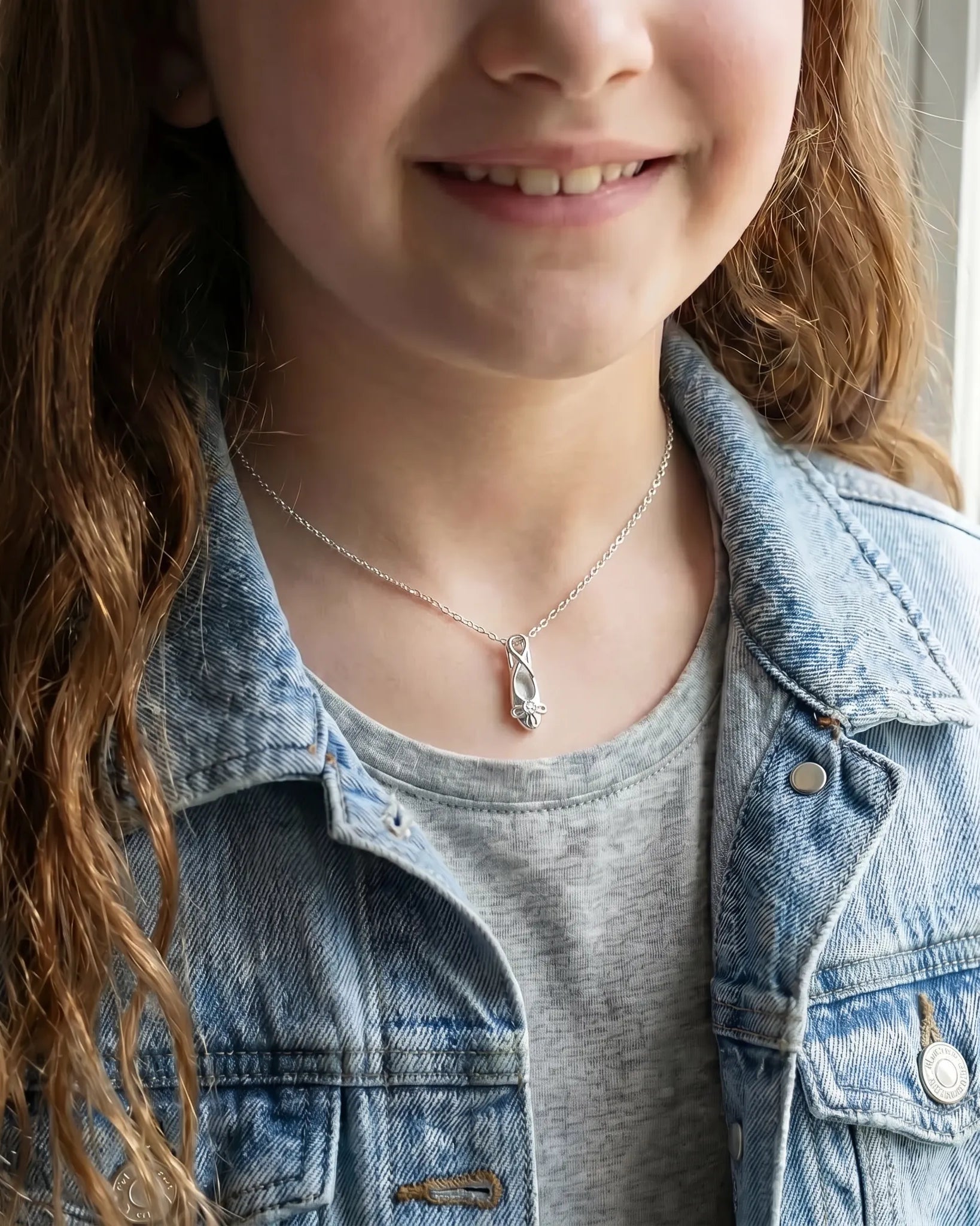 Necklace Kids Slipper Necklace HBD Kids Slipper Necklace