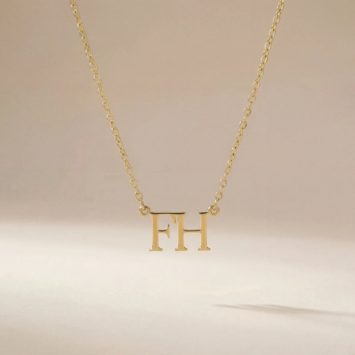 Collier personnalisé avec initiales