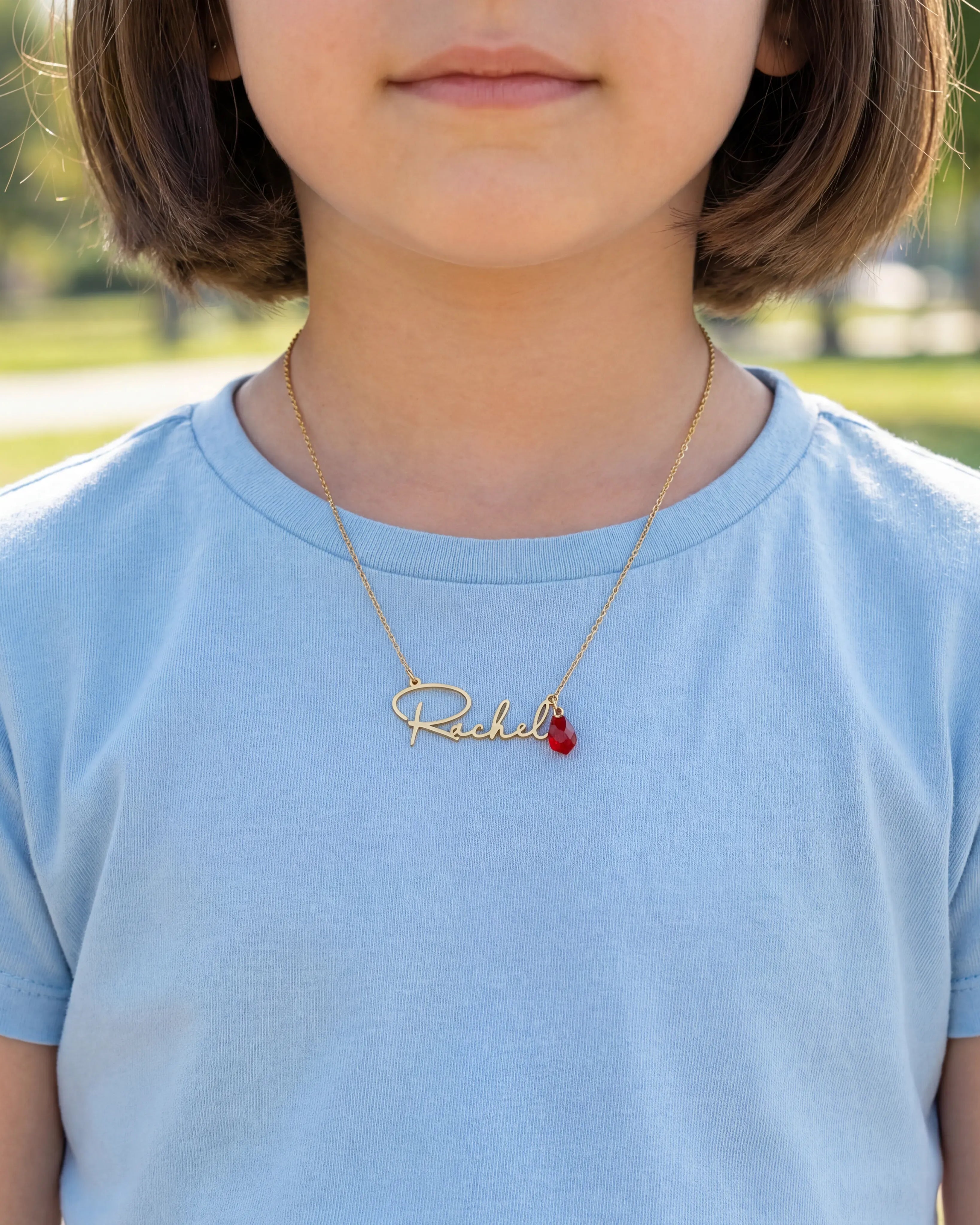 Necklace Personalised Kids Necklace Noa & Nellie Kids Name Necklace – Personalised Children’s Jewellery in Silver or Gold – Font3