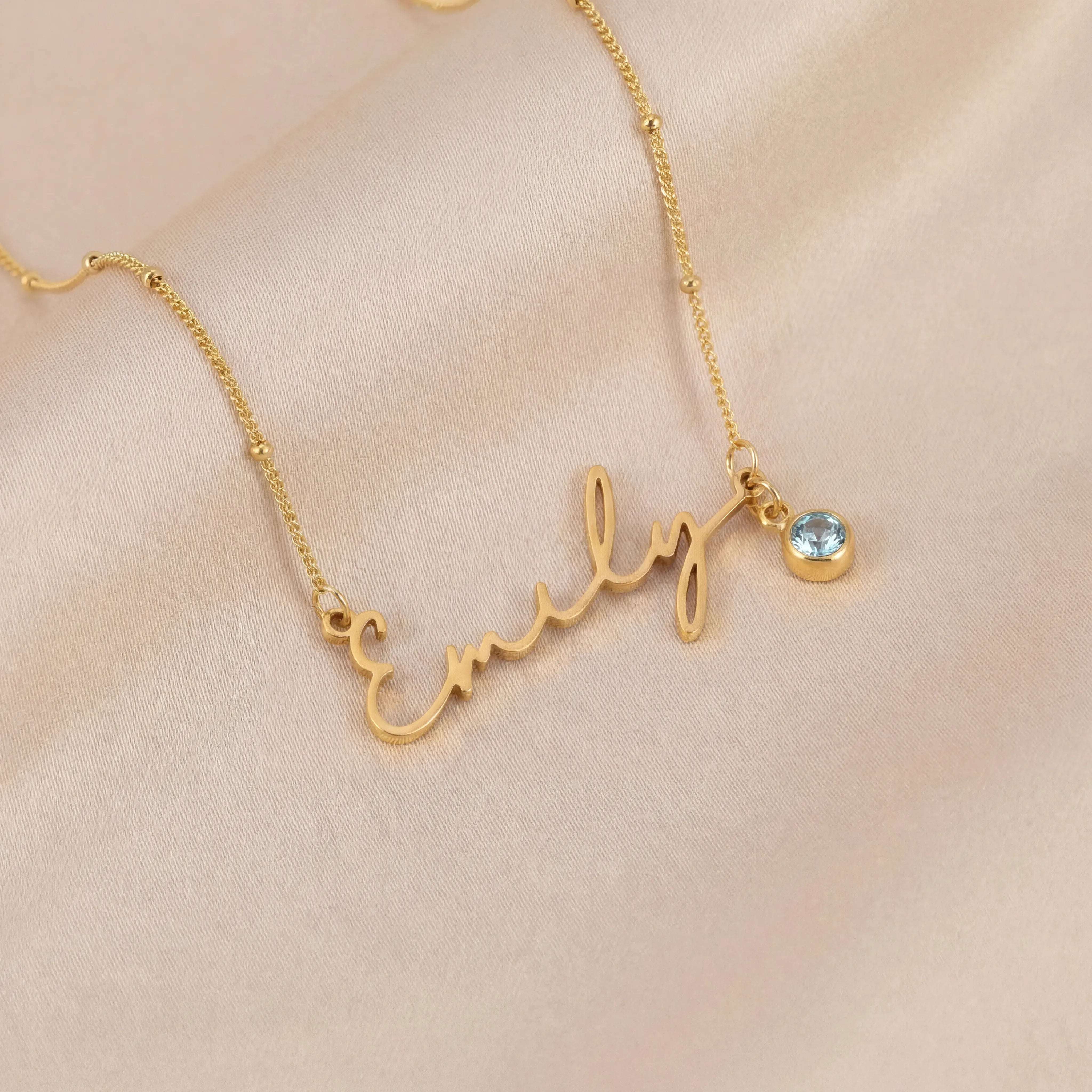 Necklace Personalised Name & Card Gift Set HBD Personalised Name & Card Gift Set – Birthday, Bridesmaid Proposal & Bride-to-Be Gifts