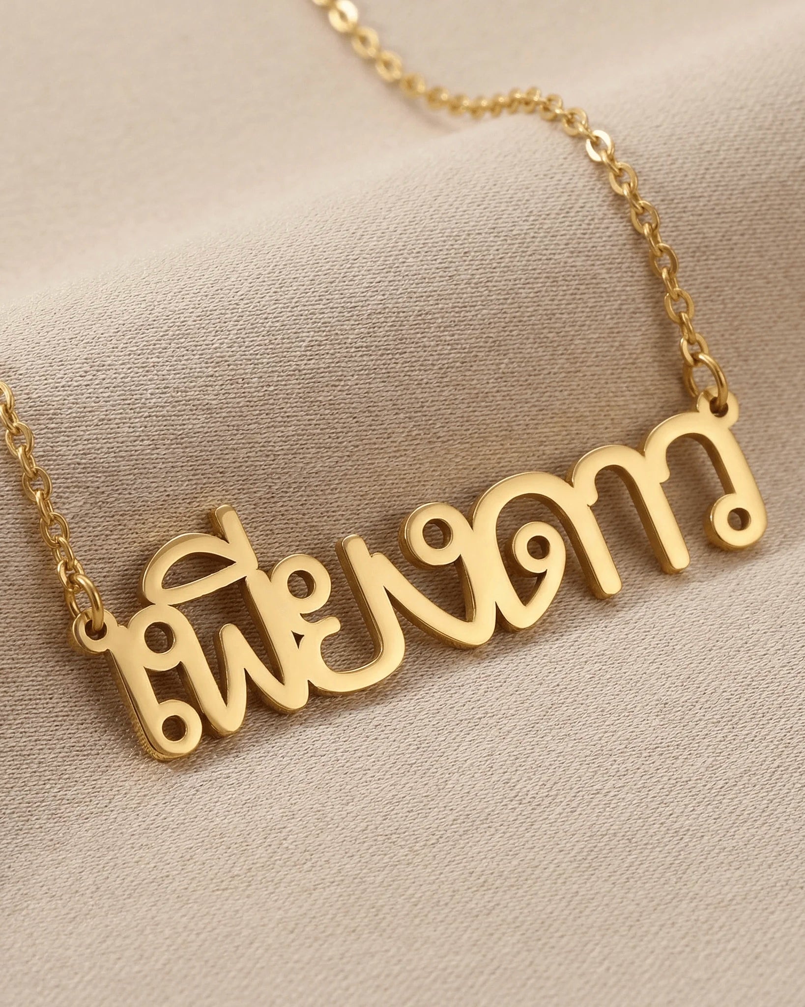 Translate Any Name Necklace - Personalised Name Necklace in 35+ Languages | Global Script Jewellery