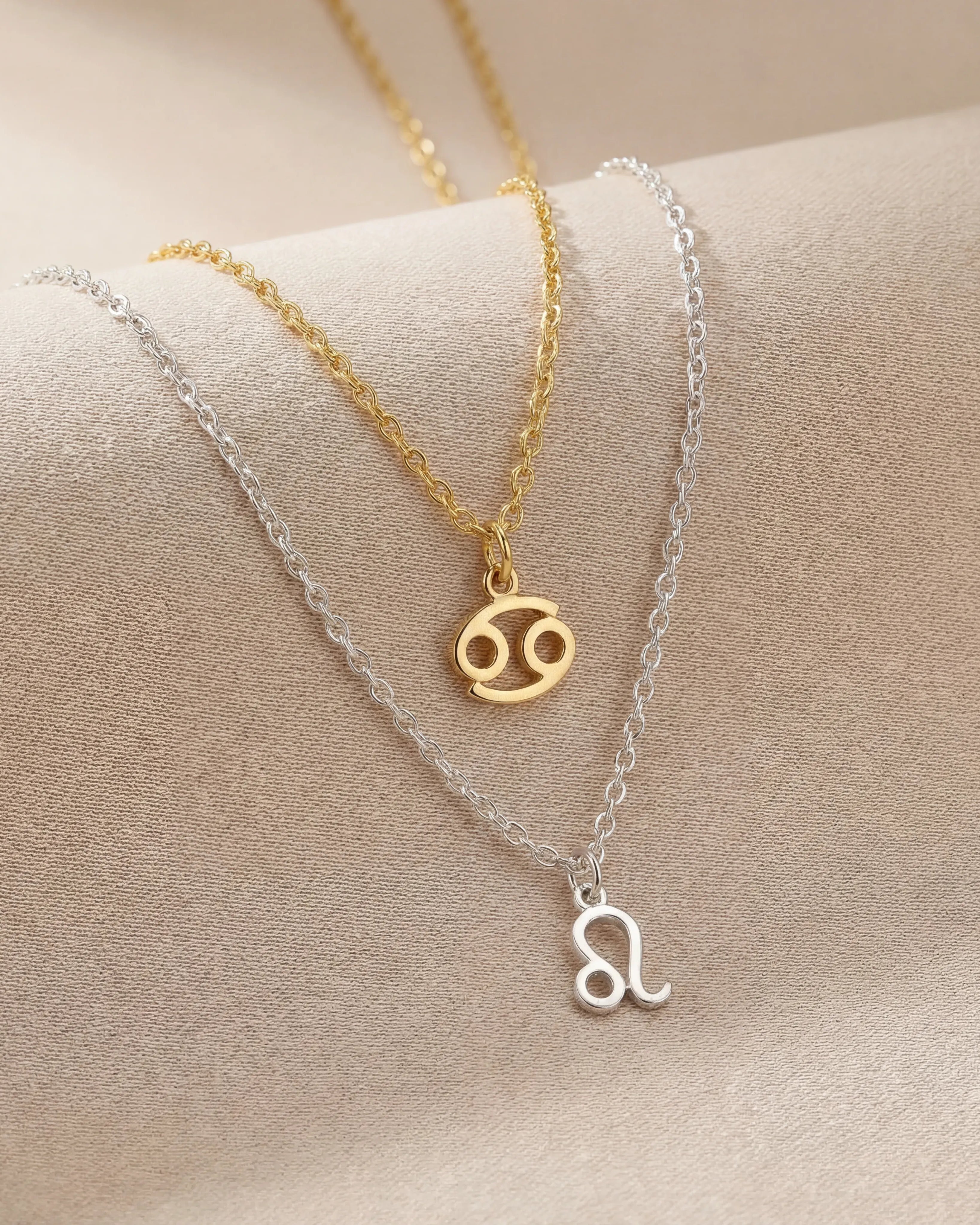 Necklace Zodiac Star Sign Astrology Necklace HBD Zodiac Star Sign Astrology Necklace – Personalised Constellation Jewellery in Gold, Silver & Vermeil