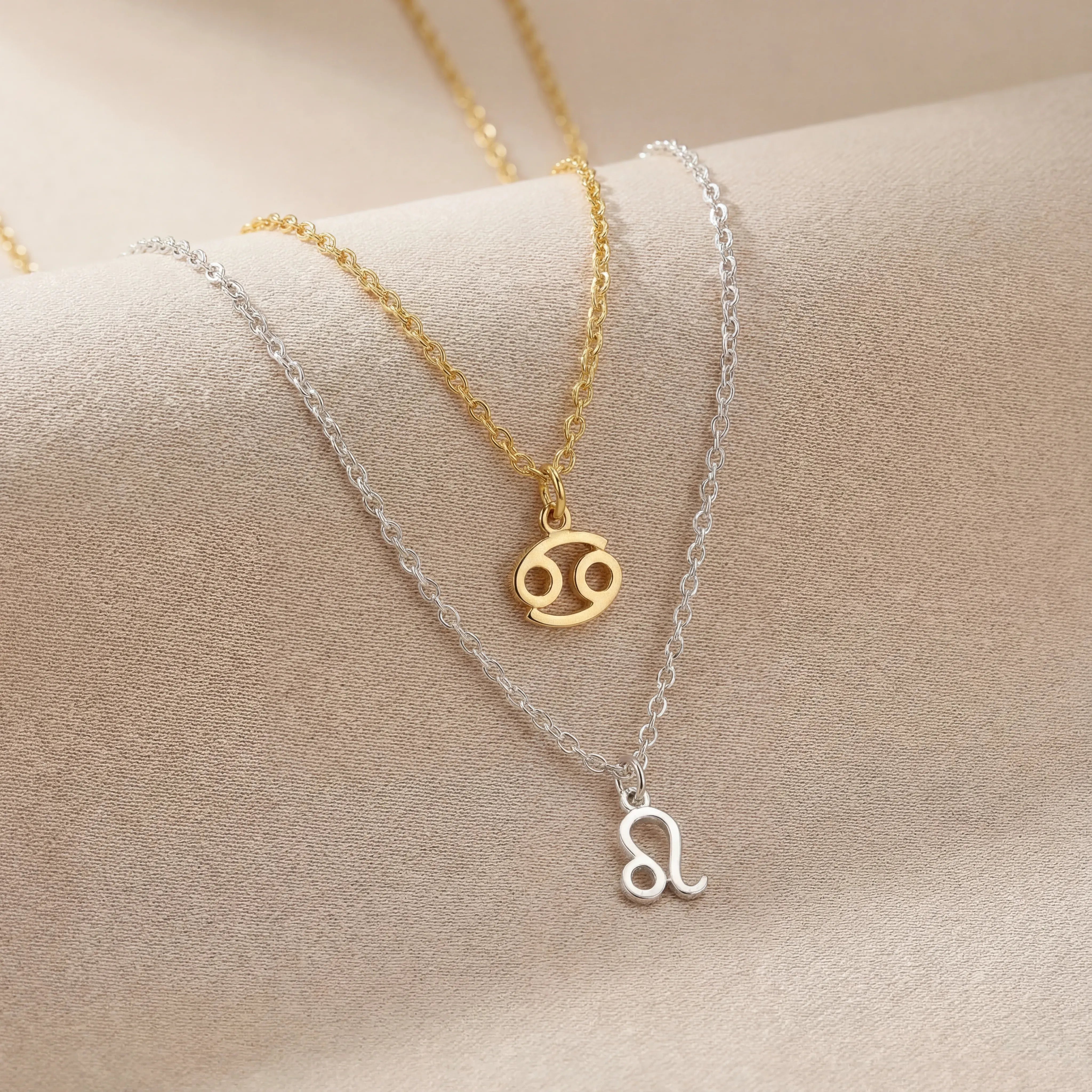 Necklace Zodiac Star Sign Astrology Necklace HBD Zodiac Star Sign Astrology Necklace – Personalised Constellation Jewellery in Gold, Silver & Vermeil