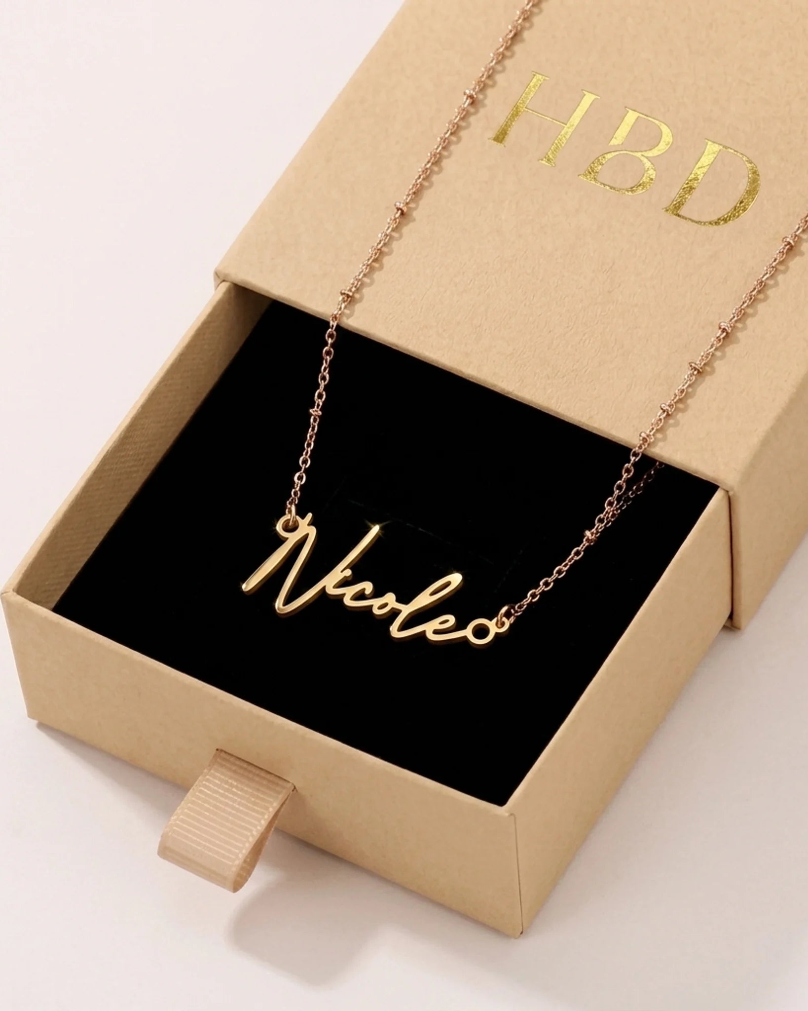 Nicole Name Necklace | 18ct Gold, Silver & Vermeil | Ready to Ship