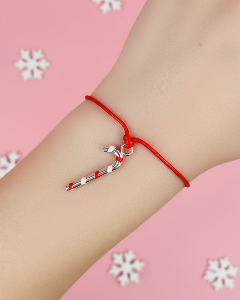Noa & Nellie Extra Christmas Candy Cane Bracelet