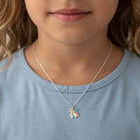 Kids Unicorn Sterling Silver Necklace