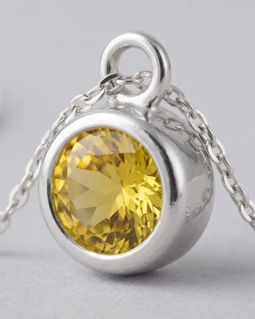 November Birthstone Bracelet | Topaz, Gold & Silver