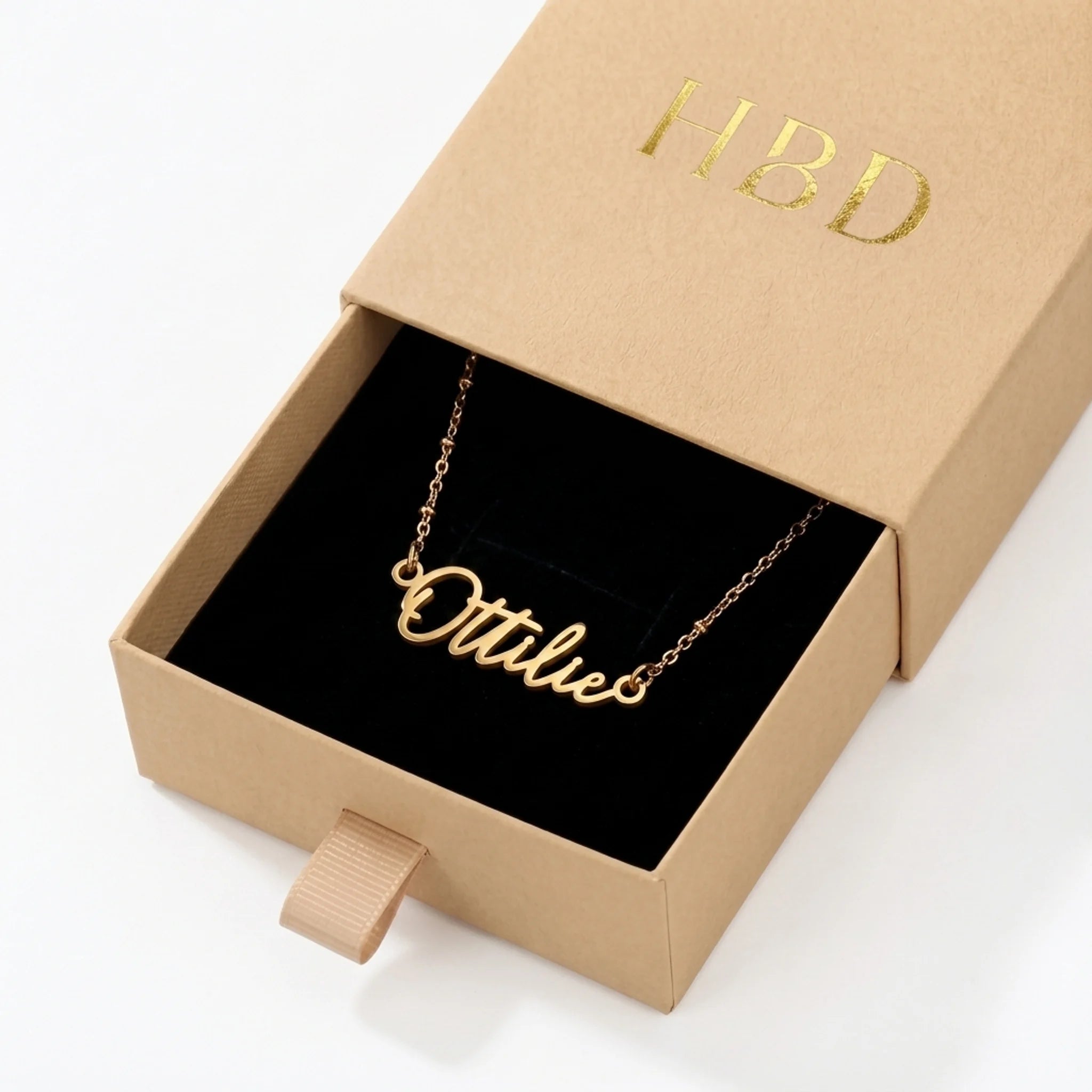 Ottilie Name Necklace | 18ct Gold, Silver & Vermeil | Ready to Ship