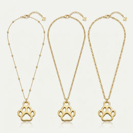 Paw Charm Necklace & Bracelet