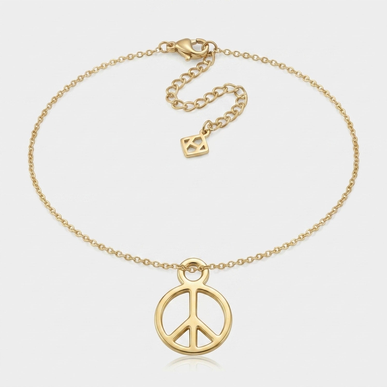 Peace Charm Necklace & Bracelet