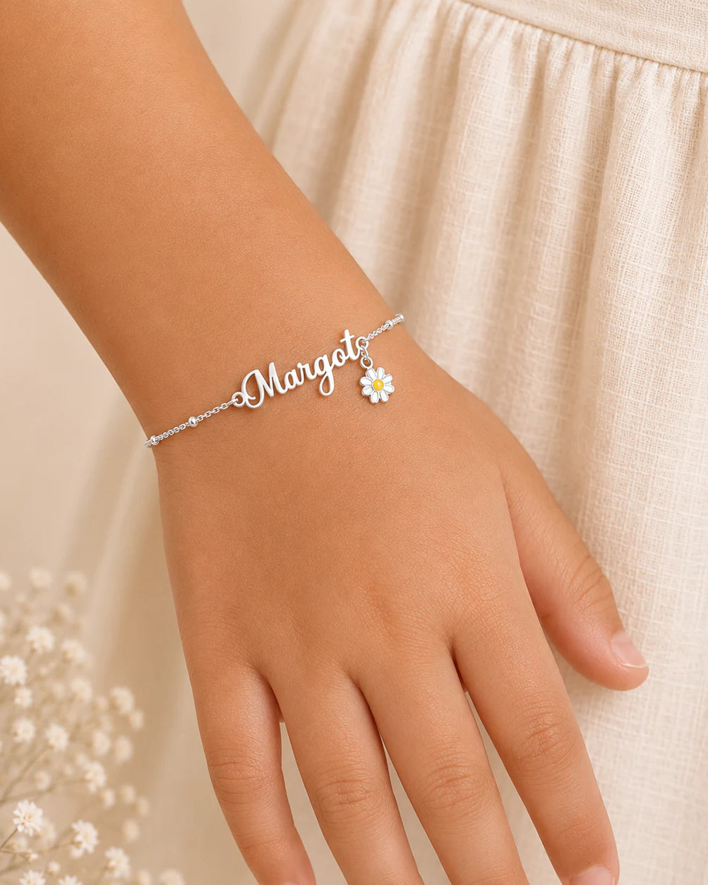 Personalised Kids Name Bracelet – 6 Finishes