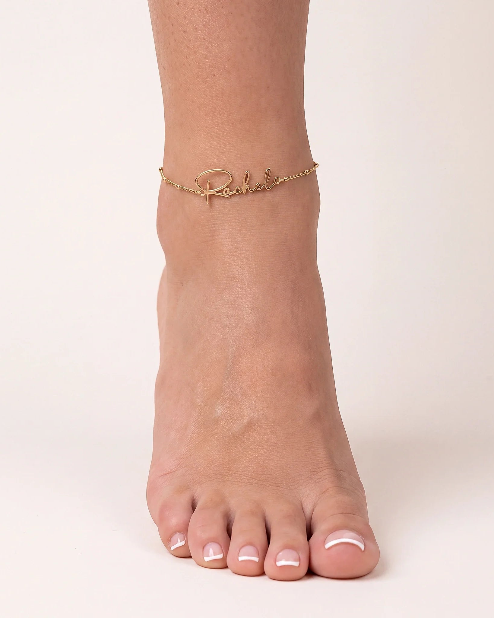 Personalised Name Anklet | Gold or Silver | HBD