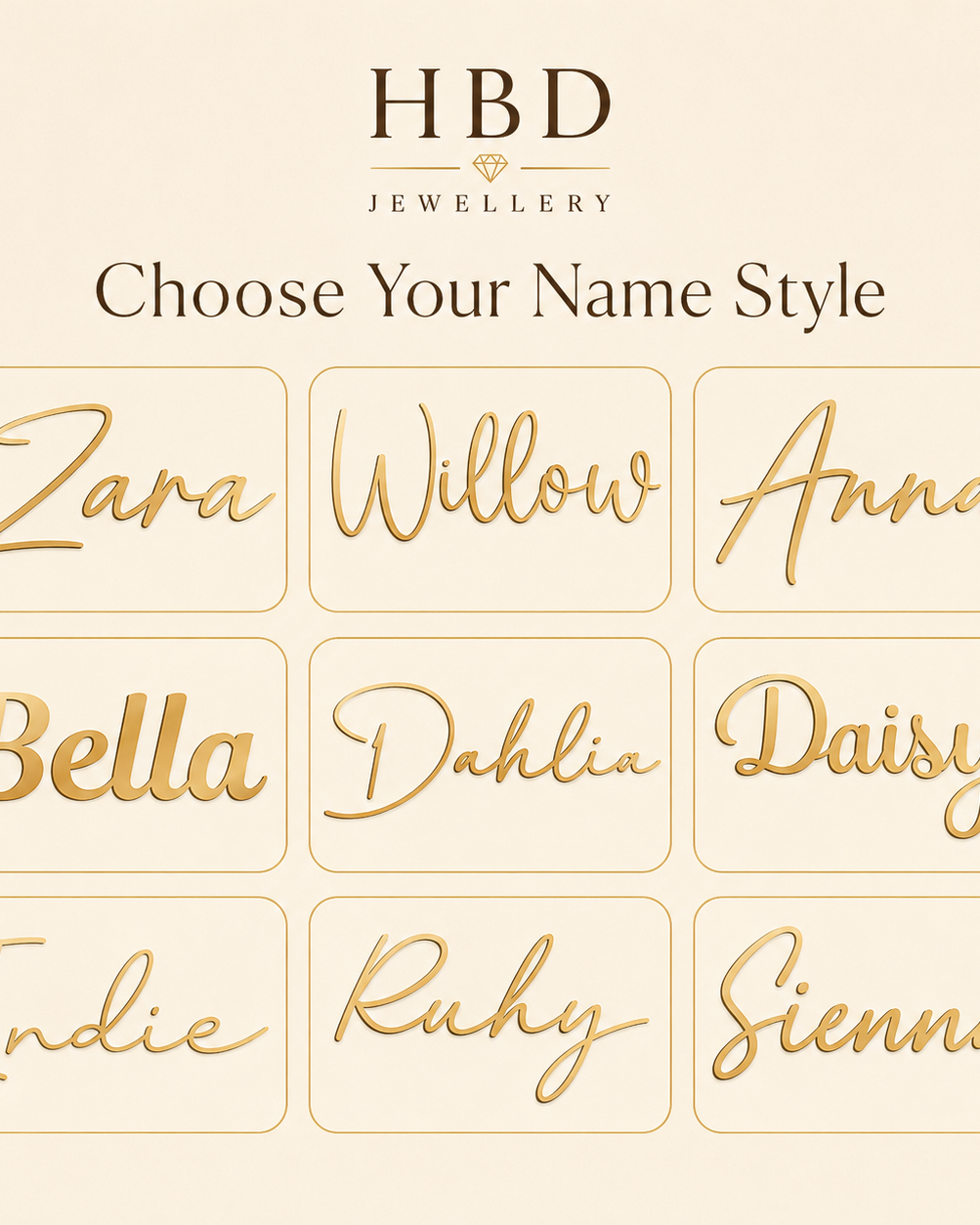 Personalised Name Bracelet | Adjustable Custom Bracelet | HBD
