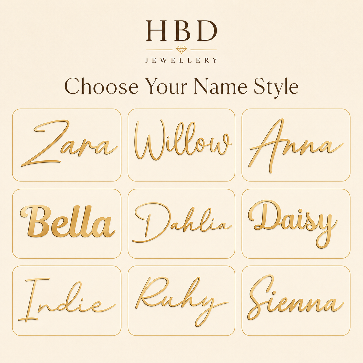 Personalised Name Bracelet | Adjustable Custom Bracelet | HBD
