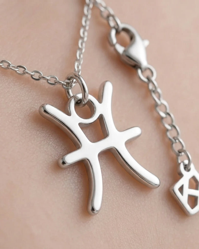 Pisces Zodiac Bracelet | Star Sign Charm, Gold & Silver
