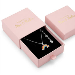 Rainbow Charm Necklace & Bracelet