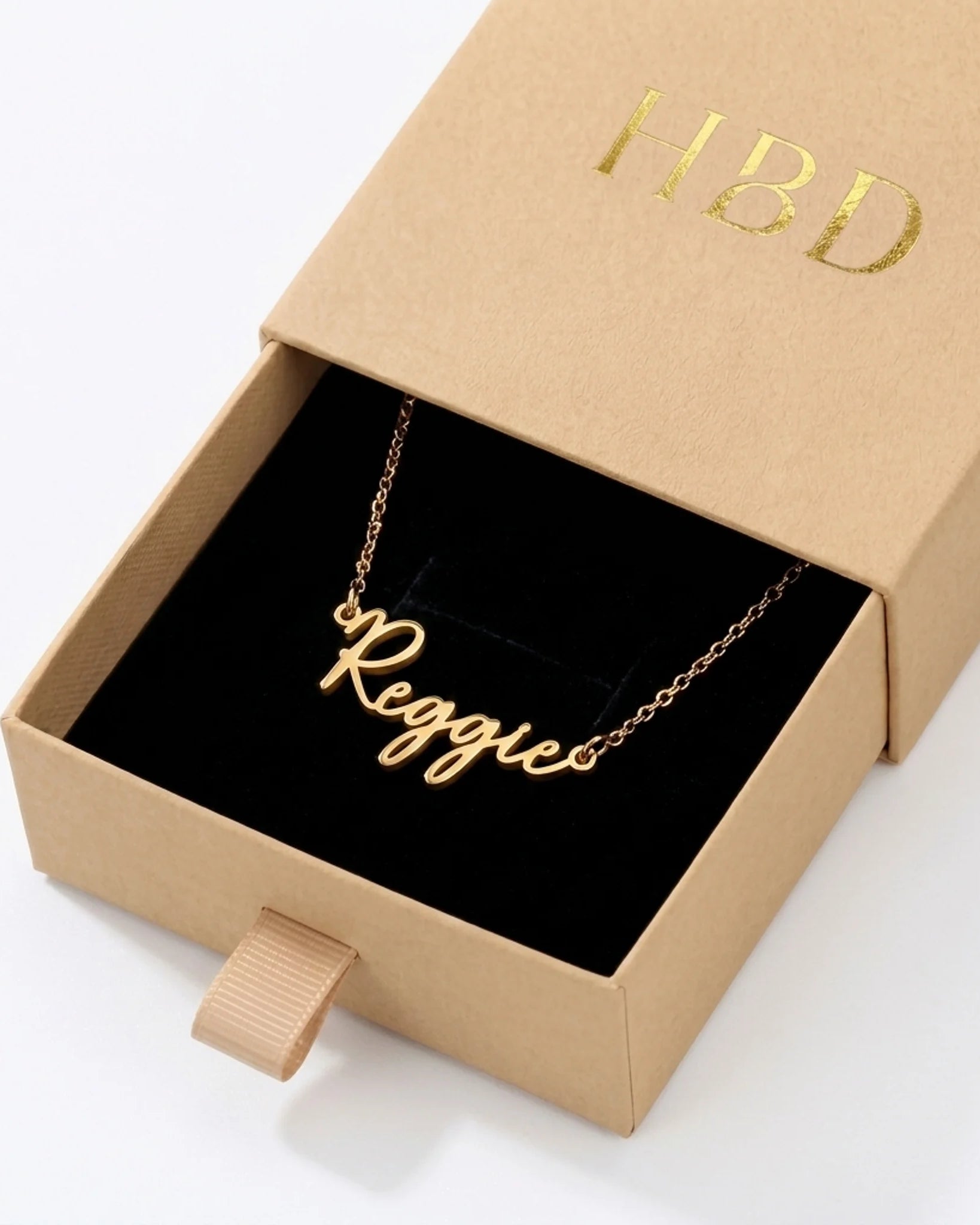 Reggie Name Necklace | 18ct Gold, Silver & Vermeil | Ready to Ship
