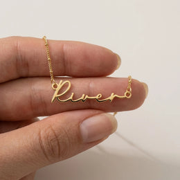 River Name Necklace | 18ct Gold, Silver & Vermeil | Ready to Ship
