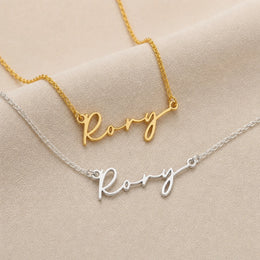 Rory Name Necklace | 18ct Gold, Silver & Vermeil | Ready to Ship