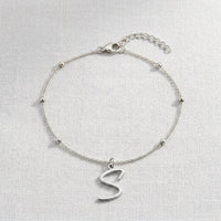 Bracelet avec initiale S
