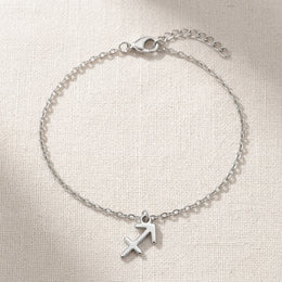 Sagittarius Zodiac Bracelet | Star Sign Charm, Gold & Silver