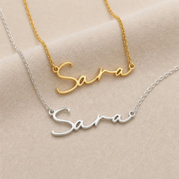 Sara Name Necklace | 18ct Gold, Silver & Vermeil | Ready to Ship