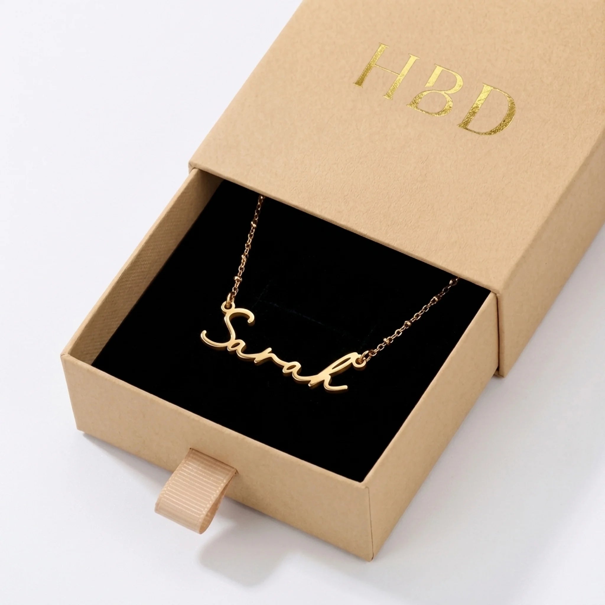 Sarah Name Necklace | 18ct Gold, Silver & Vermeil | Ready to Ship
