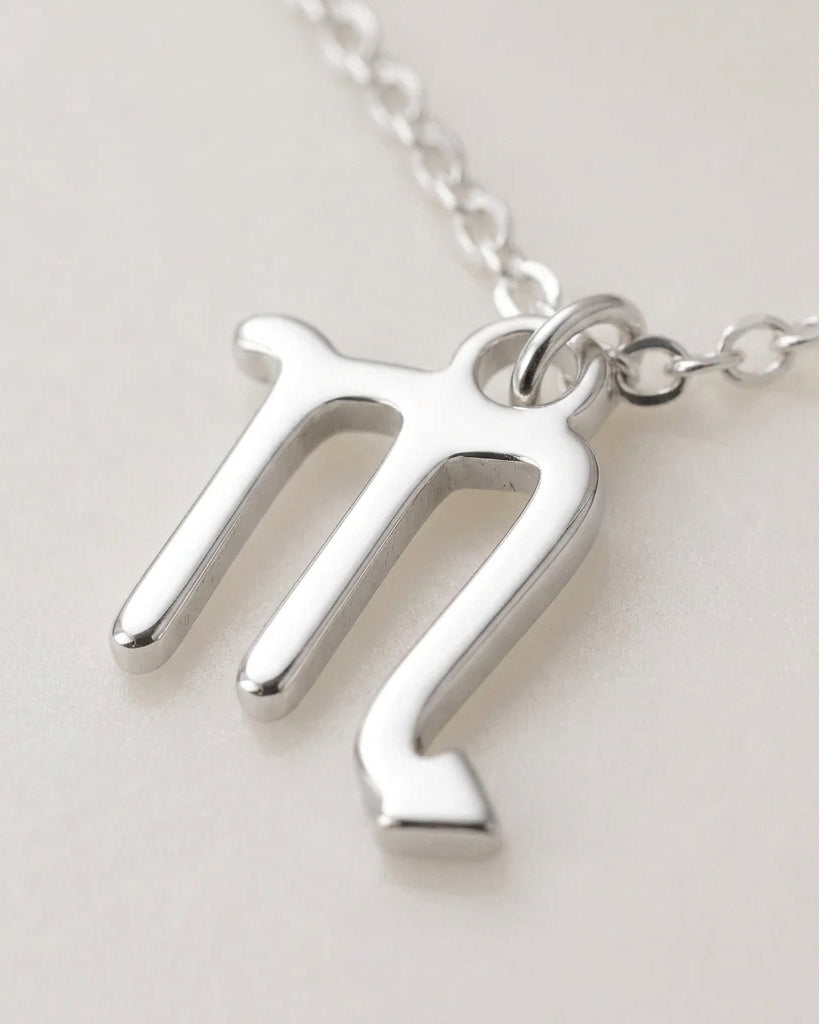 Scorpio Zodiac Necklace | Star Sign Pendant, Gold & Silver