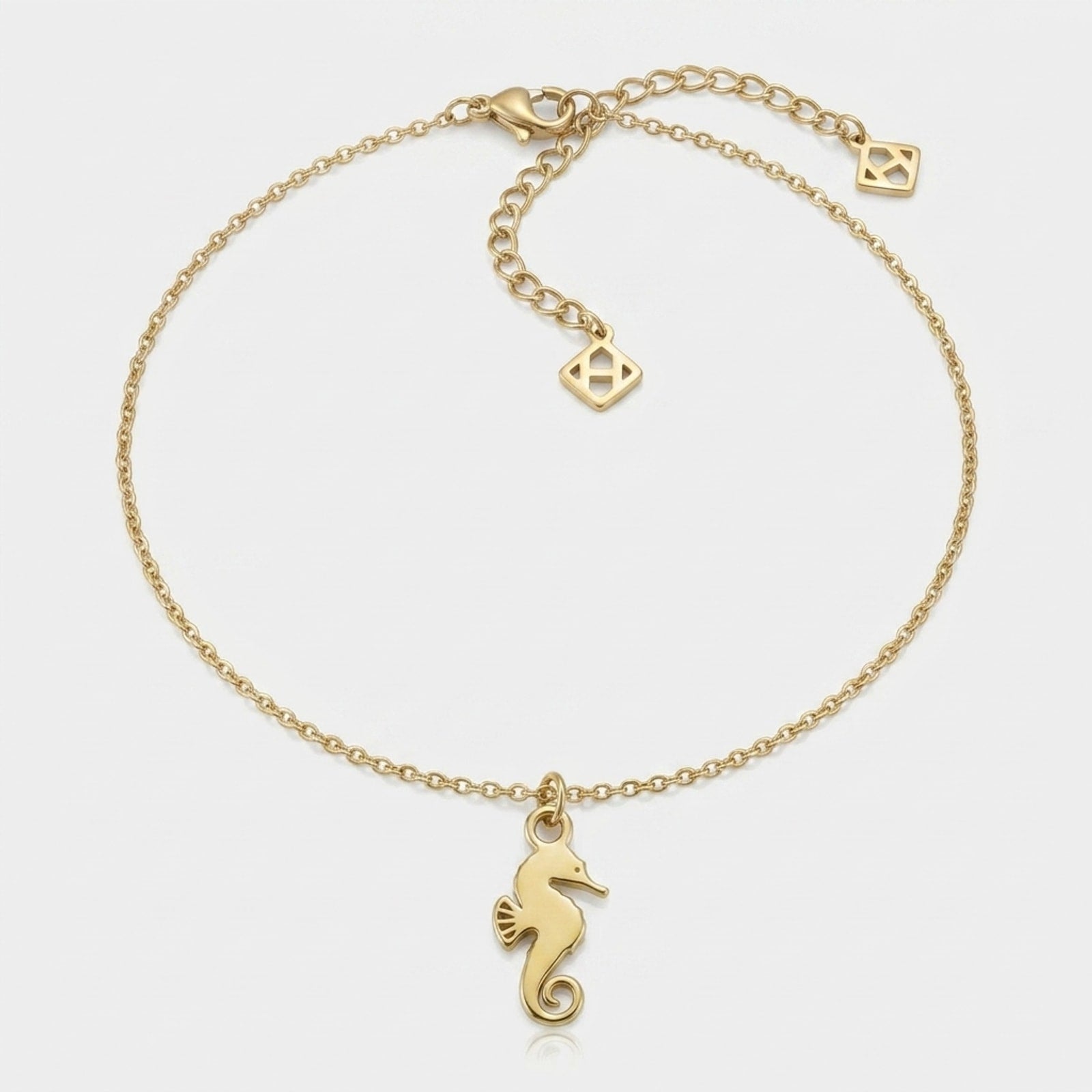 Seahorse Charm Necklace & Bracelet
