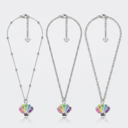 Seashell Charm Necklace & Bracelet