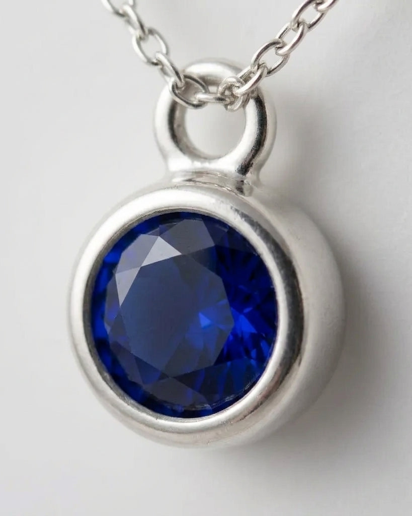 September Birthstone Bracelet | Sapphire, Gold & Silver