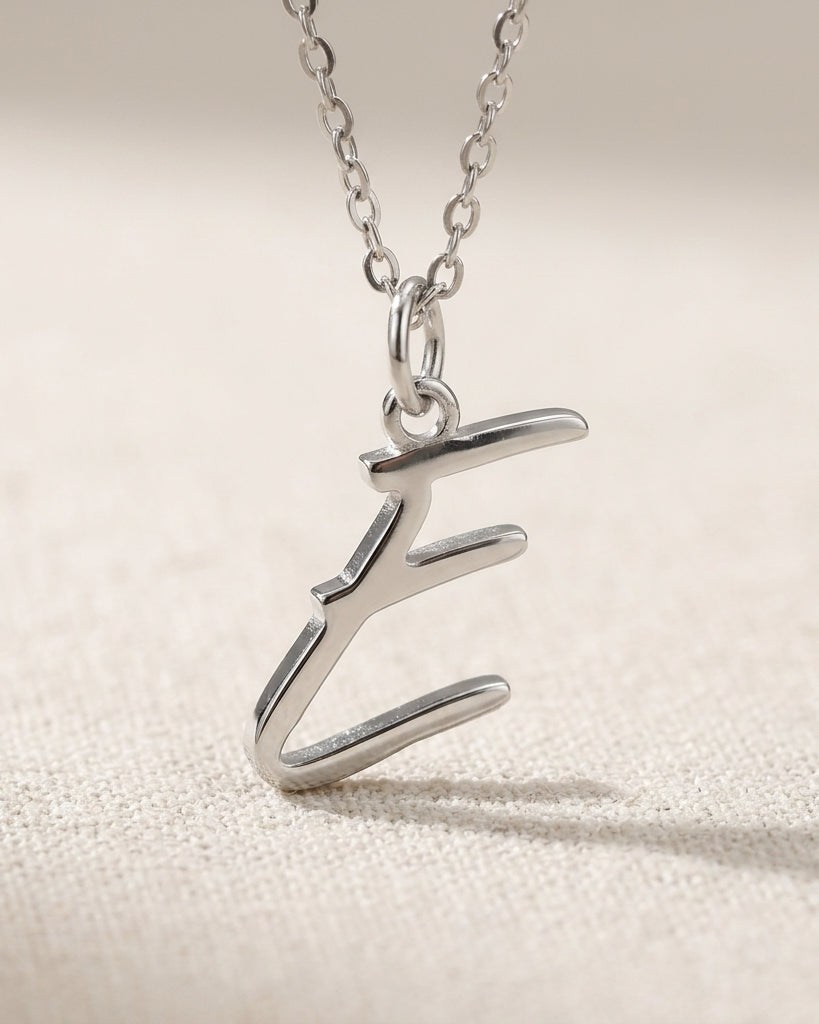 Personalised Initial Necklace | Gold, Silver & Vermeil | HBD
