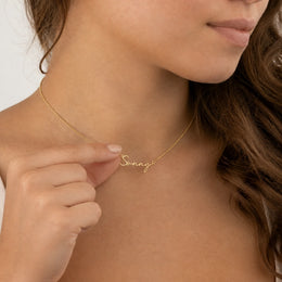 Sonny Name Necklace | 18ct Gold, Silver & Vermeil | Ready to Ship