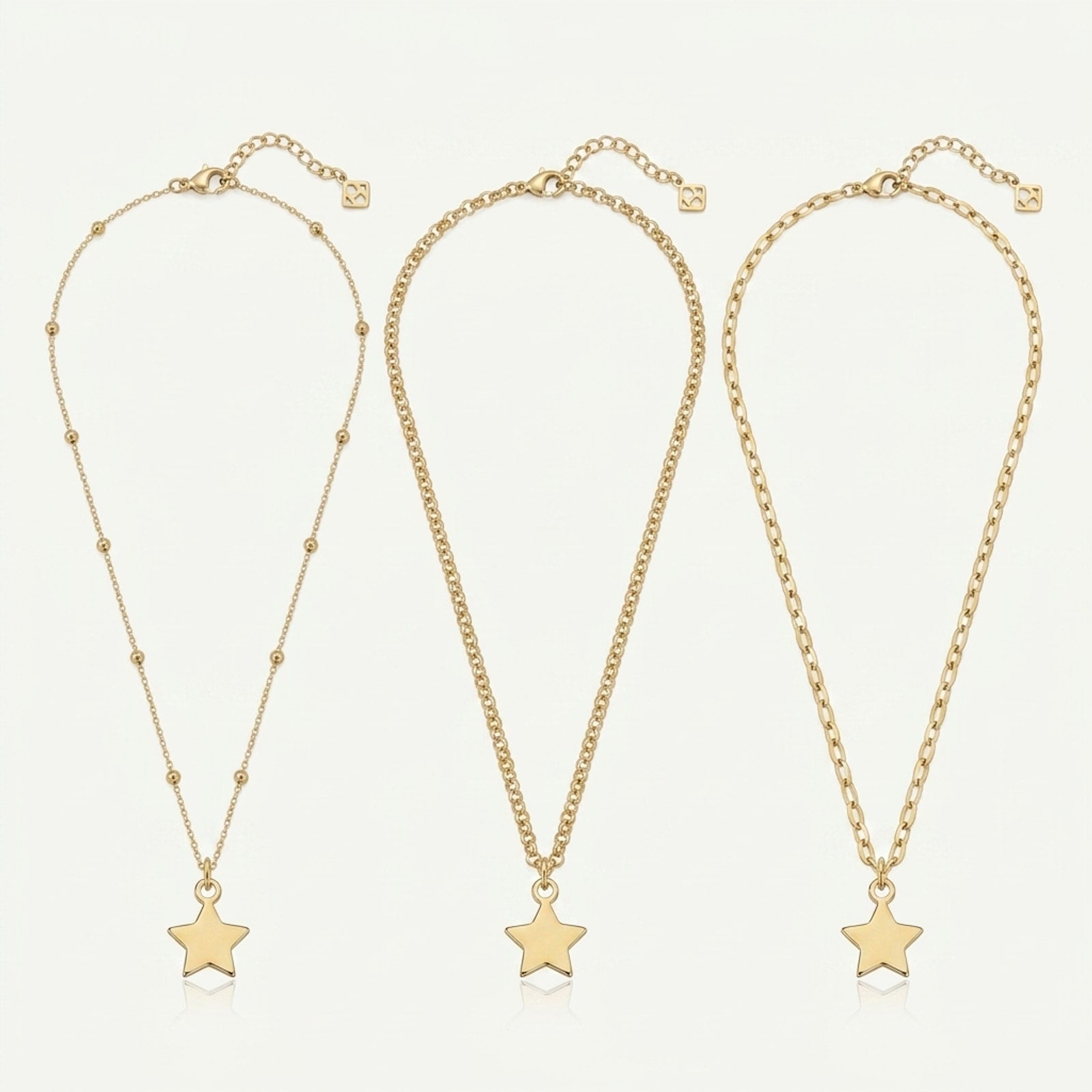 Star Charm Necklace & Bracelet