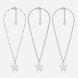 Star Charm Necklace & Bracelet