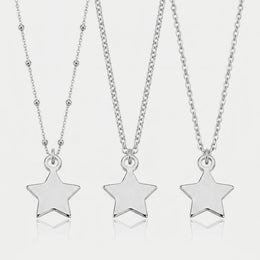 Star Charm Necklace & Bracelet